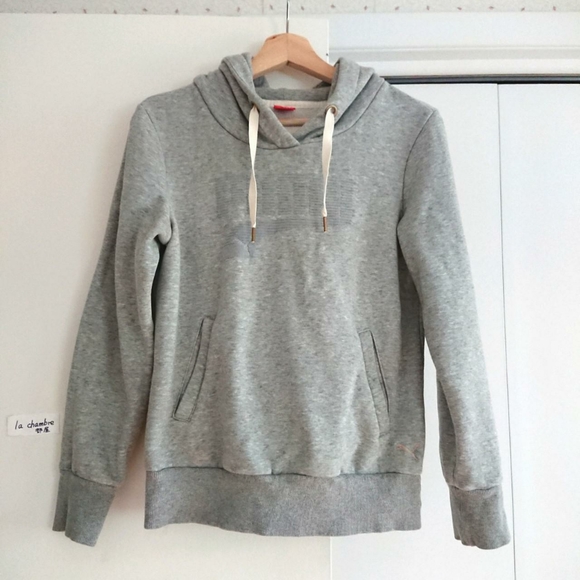 Puma Tops - 🚫SOLD🚫 Puma grey pullover hoodie